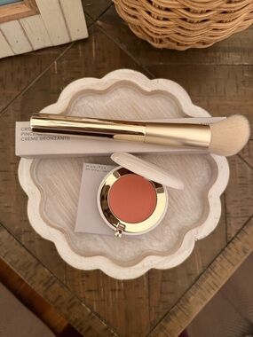 BeautyCounter Cider Blush + Bronzer Brush Bundle NIB | Clean Beauty